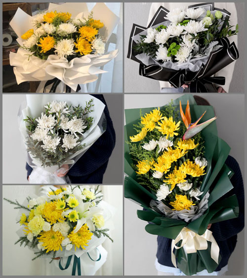 江苏无锡江阴市顾山镇鉴青村白事花束代送